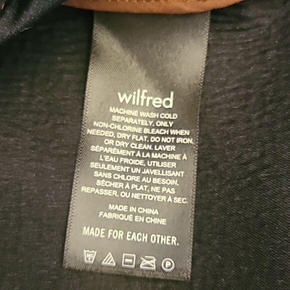 Wilfred The Ganna Vegan Leather Shirt Jacket Brown Size M - Picture 14 of 16